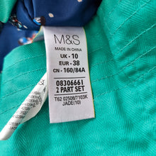 Load image into Gallery viewer, Per Una Stormwear Coat Rain Jacket M&S Jade Green Lined Waterproof Hooded 10