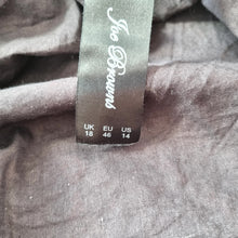 Load image into Gallery viewer, Joe Browns Dress Paisley Lace Up Sides Lined Cotton Button Down Long Sleeves 18