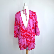 Load image into Gallery viewer, Rosie for Autograph Playsuit M&S Romper Pink Red Modal Beach Coverup Shorts 10