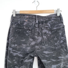 Load image into Gallery viewer, NYDJ Jeans Skinny Camouflage Print Grey Black Low Rise Slimming Shaping UK 4 US0