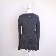 Load image into Gallery viewer, Sweaty Betty Top Thumbhole Adjustable Waist Black Tunic Gym Running Yoga Small