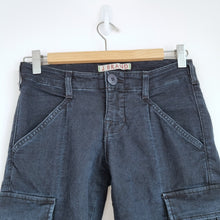 Load image into Gallery viewer, J Brand Cargo Jeans W25 Olympia Skinny Dark Blue Ankle Zip Utility Low Rise Y2K