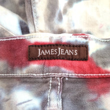 Load image into Gallery viewer, James Jeans Twiggy Skinny Size 26 Abstract Tie-Dye Print Designer Stretch