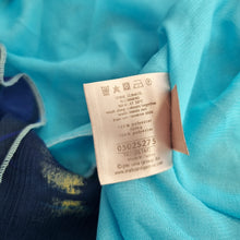 Load image into Gallery viewer, Per Una Maxi Dress 18 M&S Strappy Turquoise Blue Chiffon Lined Handkerchief