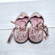 Load image into Gallery viewer, Free People x FarylRobin Flats Shoes Vegan Florence Velvet Pink Ankle UK 7 US 9