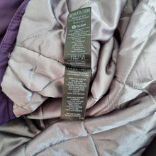 Load image into Gallery viewer, M&S Coat Shower Resistant Purple Per Una Rain Removable Hood Waterproof Small