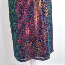 Load image into Gallery viewer, Bonmarché Multicolour Sequin Pencil Skirt UK 20 Party Evening NEW Rainbow Plus