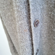Load image into Gallery viewer, ARKET Wool Alpaca Cardigan Small Grey Oversized Button Front Chunky Knit Pocket
