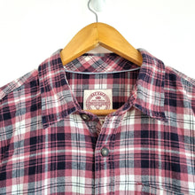 Load image into Gallery viewer, Fat Face Men's Shirt Pink Check 100% Cotton Long Sleeve Button Medium Plaid