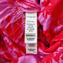 Load image into Gallery viewer, Rosie for Autograph Playsuit M&S Romper Pink Red Modal Beach Coverup Shorts 10