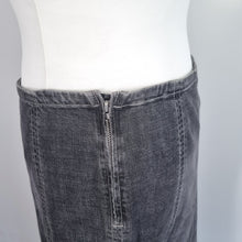 Load image into Gallery viewer, Per Una Denim Skirt Maxi 18 Long Black M&S NEW A Line Panelled Boho Modest Tall