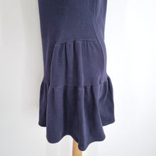 Load image into Gallery viewer, Chinti and Parker Dress Skater Navy Long Sleeves Sweater Cotton Casual Medium
