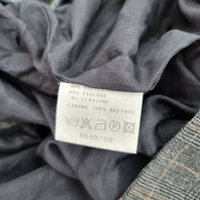 Load image into Gallery viewer, East Trousers Tweed Check Grey Straight Wide Leg Tailored Dress Pants Work 16