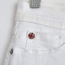 Load image into Gallery viewer, Hudson Jeans White Skinny Nico Mid Rise Ankle Stretch Slim Fit Size W26 UK 8