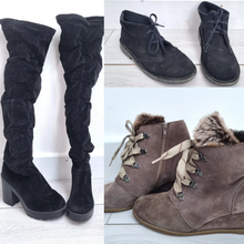 Load image into Gallery viewer, Ladies Boots Bundle x3 Mixed Sizes Desert Thigh High Wedge Ankle Winter Clarks