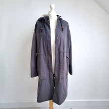 Load image into Gallery viewer, Seasalt Cornwall Downpour Mac Coat UK 12 Waterproof Breathable Hood Rain Jacket