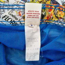Load image into Gallery viewer, Franklin & Marshall Swimming Shorts Men Small Hawaiian Floral USA Map Lined