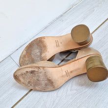 Load image into Gallery viewer, Lilimill Shoes Real Leather Mary Janes Ankle Strap Tan Mid Ankle Strap EU41 UK8