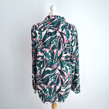 Load image into Gallery viewer, White Stuff Shirt Blouse 100% Organic Cotton Abstract Print Long Sleeves Size 14