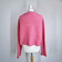 Load image into Gallery viewer, Primark Cardigan Bundle UK 14/16 Chunk Fluffy Knit Blue Pink Oversized Cropped