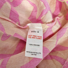 Load image into Gallery viewer, Matalan Papaya Maxi Dress UK 14 Off the Shoulder Pink 100% Viscose Summer Boho