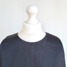 Load image into Gallery viewer, Monsoon Cropped Top Party Black Lined Back Zip Evening Boxy Sleeveless Size 14