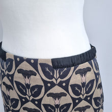 Load image into Gallery viewer, Hoss Intropia Skirt Gold Jacquard A Line Pockets Work Party Above Knee Cotton 10