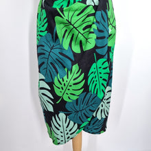 Load image into Gallery viewer, NEW Collectif Sarong Dress Palm Tree 14 Green Removable Straps Retro Wiggle