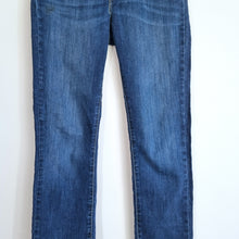 Load image into Gallery viewer, Levi's Jeans Straight Demi Curve Mid Rise Dark Blue Indigo Stretch 8 W29 L32
