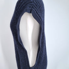 Load image into Gallery viewer, AllSaints Knitted Jumper Dress Large Navy Chunky Open Sides Tunic Vest Mouleon