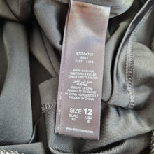 Load image into Gallery viewer, Jasper Conran Shift Dress Grey Textured UK 12 Sleeveless Work Office Tweed