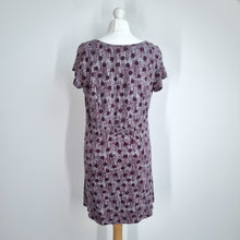 Load image into Gallery viewer, White Stuff Tunic Top Burgundy UK 16 Polka Dot Pockets Jersey 100% Cotton Scoop