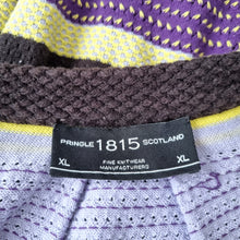 Load image into Gallery viewer, Pringle of Scotland Jumper 100% Cotton Knit 1815 Striped Multicoloured Fine XL