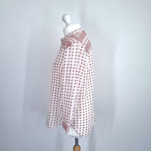 Load image into Gallery viewer, Vanessa Bruno Blouse Tunic UK 10 Paisley Print 100% Cotton Cream Red Top Boho