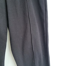 Load image into Gallery viewer, Mint Velvet Joggers Trousers Small Black Elastic Waist Tapered Casual Lounge
