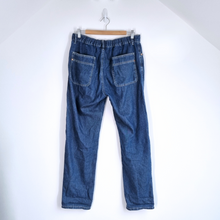 Load image into Gallery viewer, United Colors of Benetton Jeans Relaxed Fit Carpenter Elastic Waist Blue W34