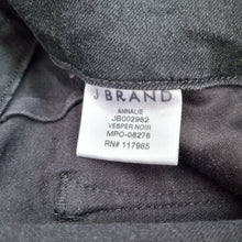 Load image into Gallery viewer, J Brand Skinny Jeans Annalie Size W25 Black Stretch Denim Drainpipe High Rise