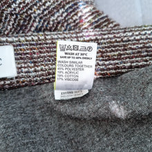 Load image into Gallery viewer, M&S Textured A Line Skirt UK 14 Brown Midi Smart Work Office Classic Flared