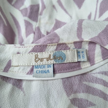 Load image into Gallery viewer, Boden Embellished Beaded Blouse UK 8 Lilac Purple Floral Viscose Top Work Lined