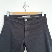 Load image into Gallery viewer, J Brand x Hussein Chalayan Jeans Skinny Black Drainpipe Stretch Low Rise W29