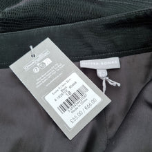 Load image into Gallery viewer, Oliver Bonas Mini Skirt Size 18 NEW Black Faux Snake Leather Pockets Lined Party
