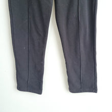 Load image into Gallery viewer, Mint Velvet Joggers Trousers Small Black Elastic Waist Tapered Casual Lounge