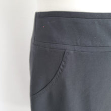 Load image into Gallery viewer, Jaeger Pencil Skirt Black Knee Length Work Office Lined Slit Suit Separates 10