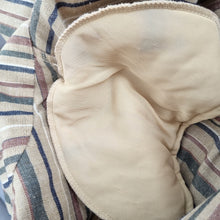 Load image into Gallery viewer, Vintage St Michael Blazer UK 18 20 Linen Blend Beige Striped 90s M&S Jacket Plus