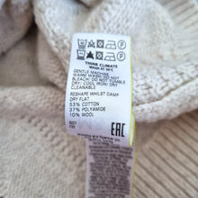 Load image into Gallery viewer, M&S Sweater Vest Per Una Jumper Cream Cotton Wool Sleeveless Knit Beige Medium