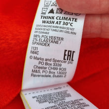 Load image into Gallery viewer, M&S Midi Dress Red Button Down 16 Long Milkmaid Shirred Waist Boho Casual A Line