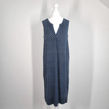 Load image into Gallery viewer, Jigsaw Linen Dress Blue Sleeveless Knee Length Small Summer Casual Lightweight