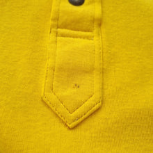 Load image into Gallery viewer, Vintage Benetton Polo Shirt Yellow Deadstock New Fitted Top Dagger Collar 6 8