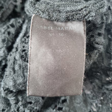 Load image into Gallery viewer, Isabel Marant Top Lace Black Crochet Fitted Boho Stretch Blouse Size 2 Medium