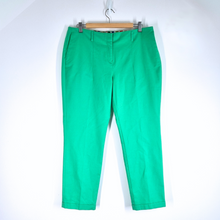 Load image into Gallery viewer, Boden Trousers Cigarette Slim Fit Green Cotton Stretch Chinos Mid Rise Work 18